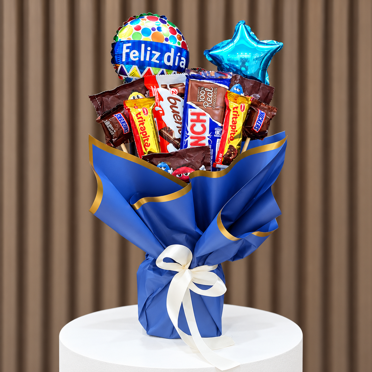 Ramo de chocolates con globos velve floristeria paseo de las flores heredia